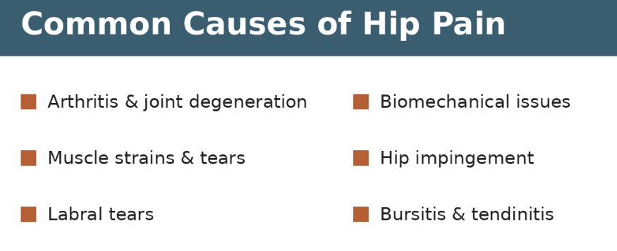 Hip Pain Common Causes